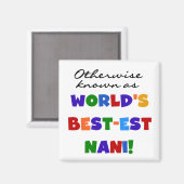 Aimant Autrement connu comme T-shirts et cadeaux de (Recto/Verso)