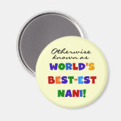 Aimant Autrement connu comme T-shirts et cadeaux de Meill (Recto/Verso)