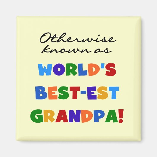 Aimant Autrement connu en tant que cadeaux du grand-papa (Devant)