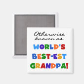 Aimant Autrement connu en tant que cadeaux du grand-papa (Recto/Verso)