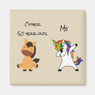 Aimant Autres enfants de 50 ans Anniversaire You Me Unico