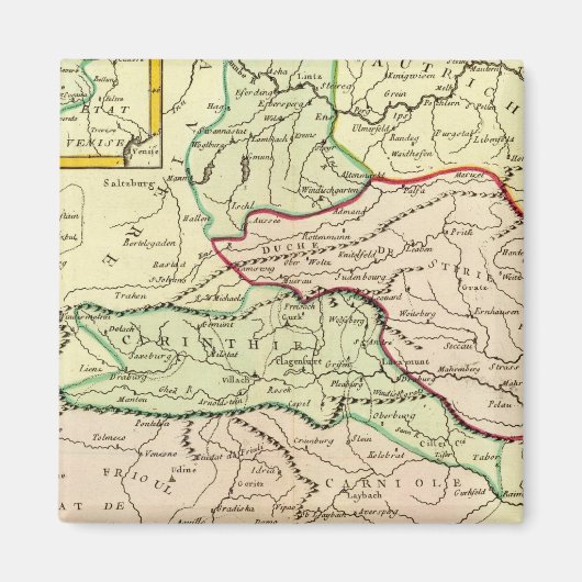 Aimant Autriche et Slovénie (Devant)