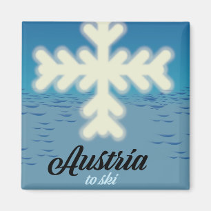Aimant Autriche pour skier