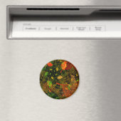 Aimant Autumn colorful decorative design (In Situ (Lave-vaisselle))