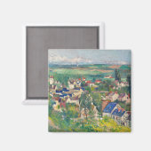 Aimant Auvers, Vue panoramique par Paul Cézanne (Recto/Verso)