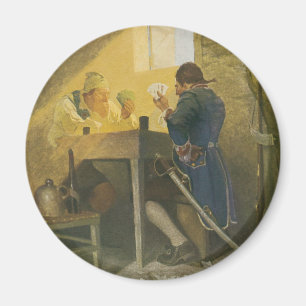 Aimant Aux Cartes dans la cage de Cluny par NC Wyeth