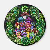 Aimant aux champignons (Devant)