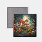 Aimant aux champignons mignons (Recto/Verso)