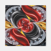 Aimant aux couleurs allemandes Design (Devant)