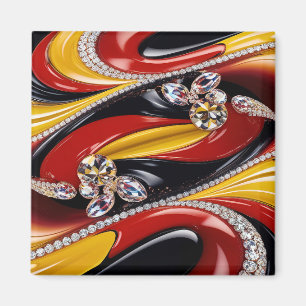 Aimant aux couleurs belges