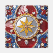 Aimant aux couleurs colombiennes (Devant)