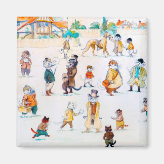 Aimant Aux courses de Cat-Town, Louis Wain
