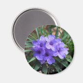Aimant aux fleurs violettes (Recto/Verso)