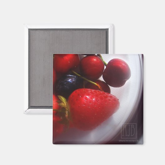 Aimant aux fruits d'été (Recto/Verso)