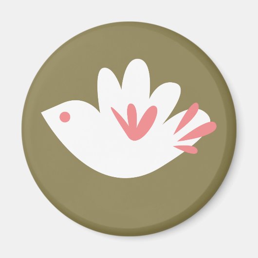 Aimant aux oiseaux blancs (Devant)