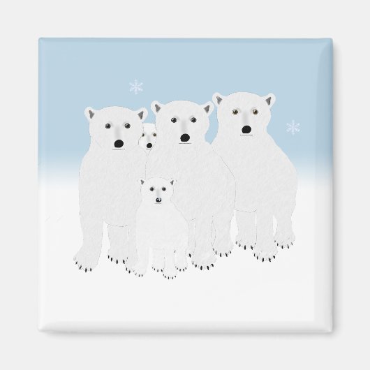 Aimant aux ours polaires (Devant)