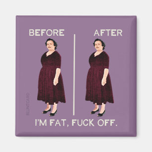 Aimant Avant et après, toujours beau