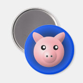 aimant avec animal : porc (Recto/Verso)