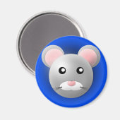 aimant avec animal : souris (Recto/Verso)
