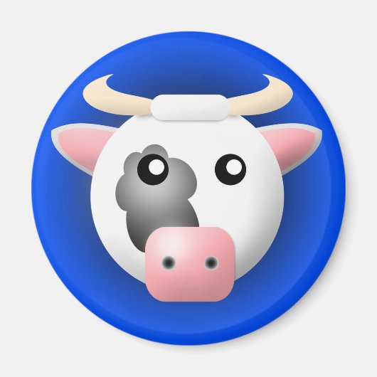 aimant avec animal : vache (Devant)