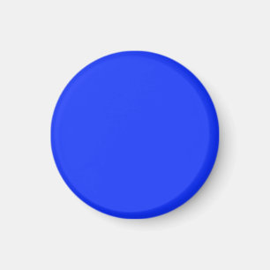 Aimant avec Arrière - plan bleu vif