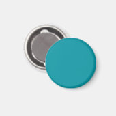 Aimant avec Arrière - plan Turquoise (Recto/Verso)