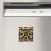 Aimant avec Brésil Couleurs Design (In Situ (Lave-vaisselle))