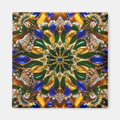 Aimant avec Brésil Couleurs Design (Devant)