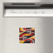 Aimant avec design aux couleurs belges (In Situ (Lave-vaisselle))