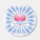 Aimant Avec Dieu, tout est possible (Devant)