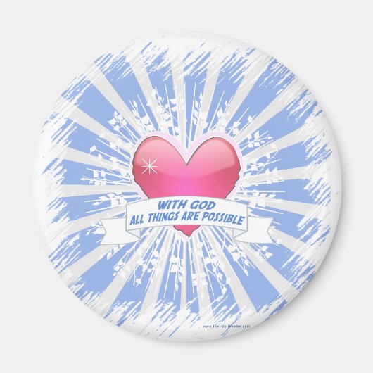 Aimant Avec Dieu, tout est possible (Devant)