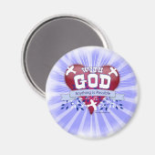 Aimant Avec Dieu tout est possible (Recto/Verso)