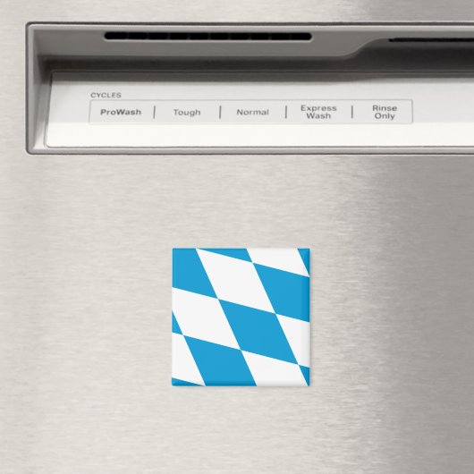 Aimant avec Drapeau de Bavière, Allemagne (In Situ (Lave-vaisselle))