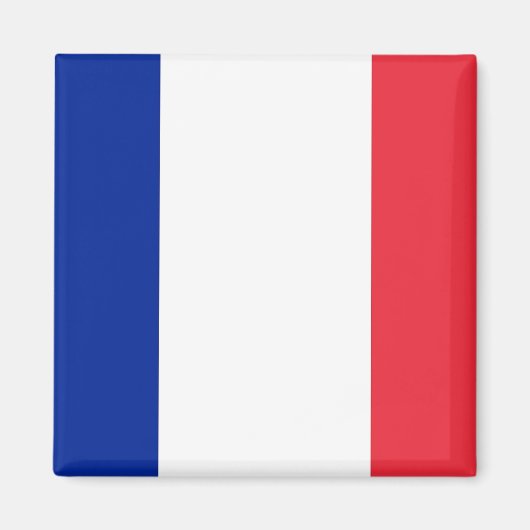 Aimant avec Drapeau de France (Devant)