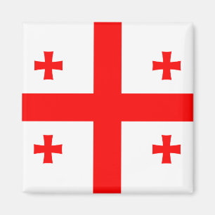 Aimant avec Drapeau de Géorgie