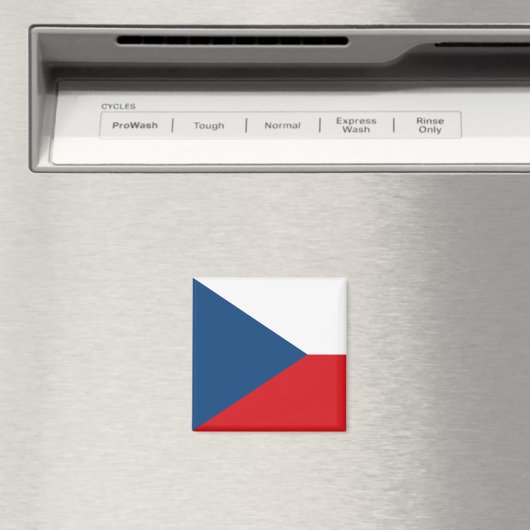 Aimant avec Drapeau de la Tchéquie (In Situ (Lave-vaisselle))