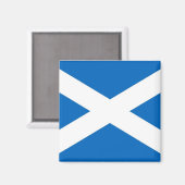 Aimant avec drapeau de l'Ecosse (Recto/Verso)