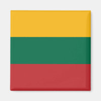 Aimant avec Drapeau de Lituanie