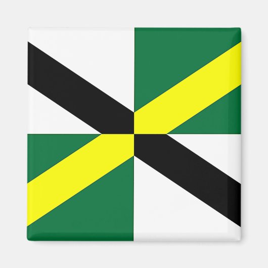 Aimant avec Drapeau de Monterey, Californie, USA (Devant)