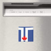 Aimant avec drapeau de Toronto, Canada (In Situ (Lave-vaisselle))