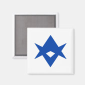 Aimant avec drapeau de Toyota City (Recto/Verso)