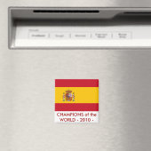 Aimant avec drapeau d'Espagne (In Situ (Lave-vaisselle))