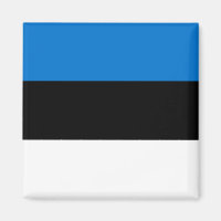 Aimant avec Drapeau d'Estonie