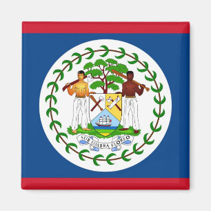 Aimant avec Drapeau du Belize