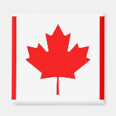 Aimant avec drapeau du Canada (Devant)