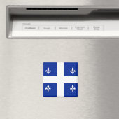Aimant avec drapeau du Québec, Canada (In Situ (Lave-vaisselle))