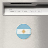 Aimant avec drapeau Vintage en détresse d'Argentin (In Situ (Lave-vaisselle))