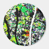 aimant avec image abstraite (Devant)