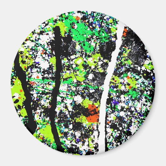 aimant avec image abstraite (Devant)