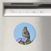 aimant avec impression d'un petit oiseau chanteur (In Situ (Lave-vaisselle))
